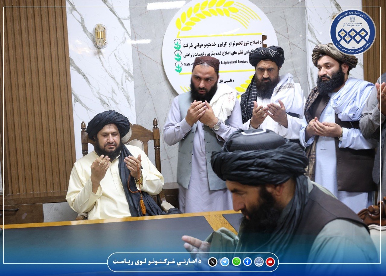 د اصلاح شویو تخمونو او کرنیزو خدمتونو امارتي شرکت اجرائیوي رئیس معرفي شو