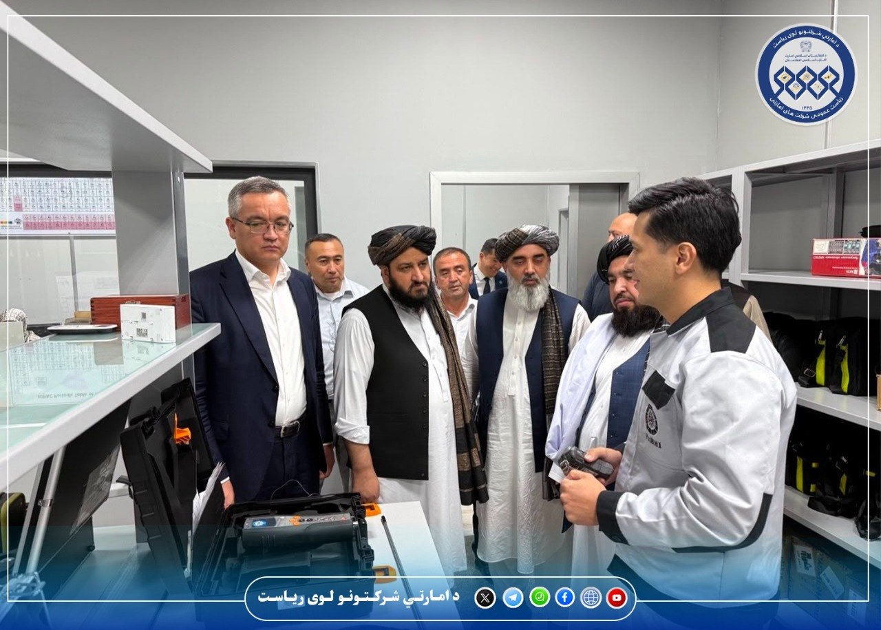 د برېښنا شرکت اجرائیوي رئیس د ازبیکستان د تخنیکي مقرراتو ادارې څخه لیدنه وکړه