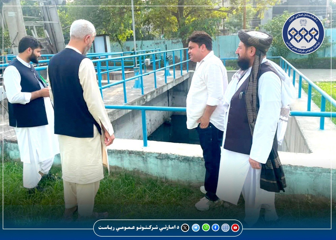 بازدید رئیس اجرائیوی شرکت امارتی آبرسانی از تصفیه‌خانه فاضلاب اندراپورام - هند