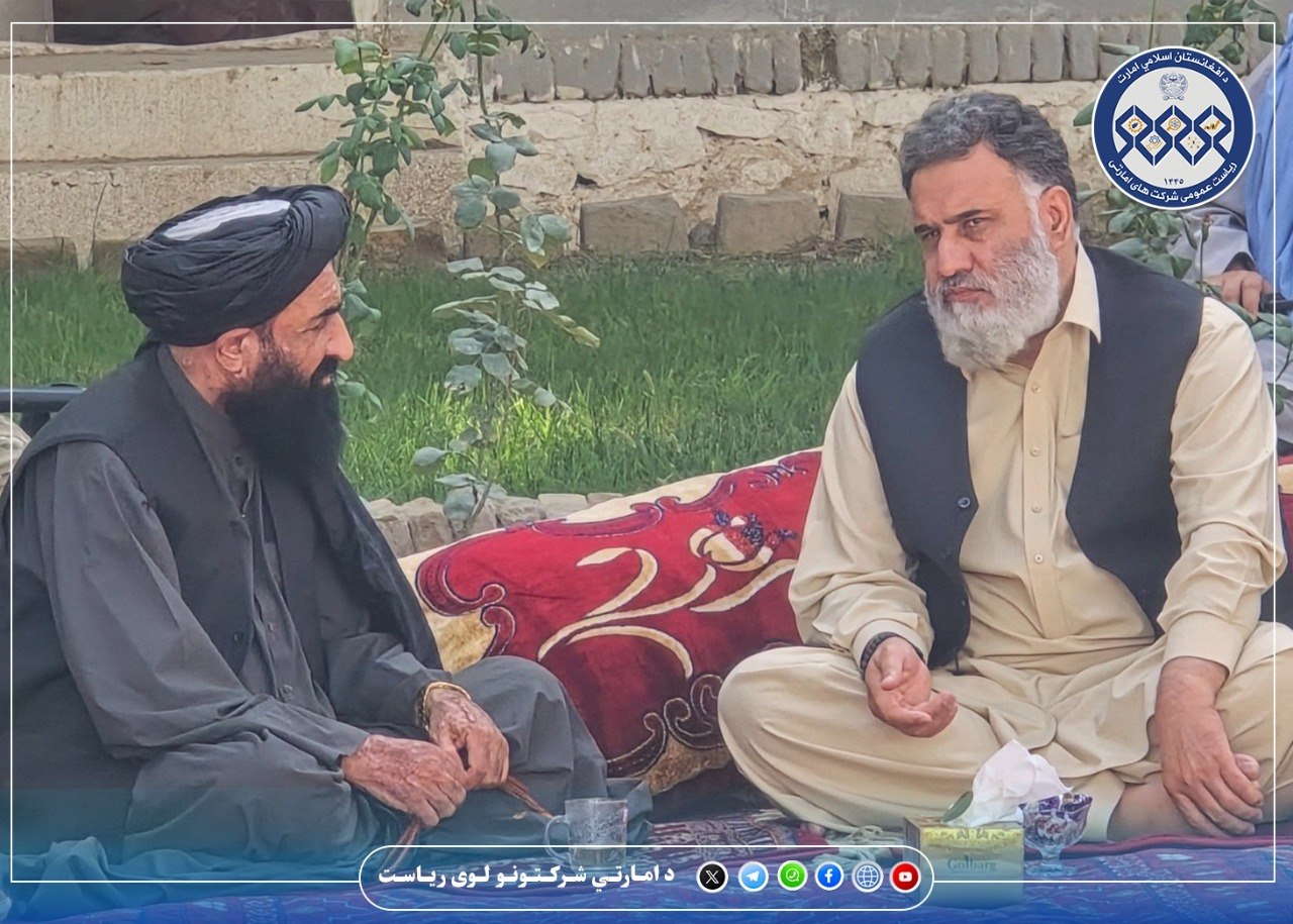 د ملي پراختیا امارتي شرکت اجرائيوي رئیس د بغلان بورې امارتي شرکت څخه لیدنه وکړه