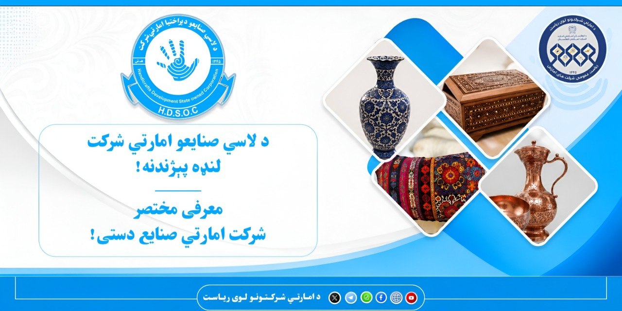 د لاسي صنایعو د پراختیا امارتي شرکت لنډه پېژندنه!