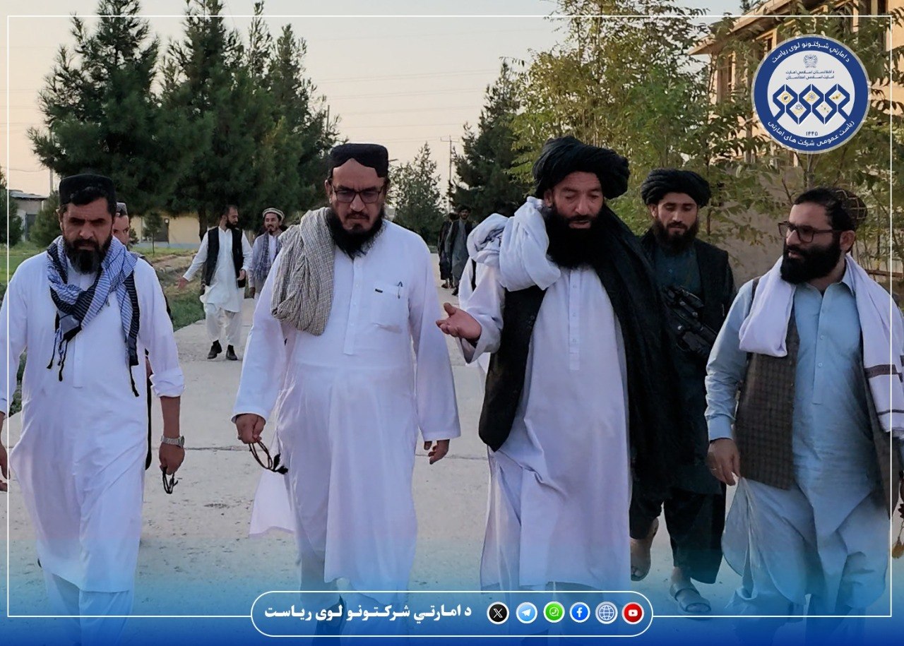 دیدار هیئت توظیفی از شهرک تجارتی سپین‌زر تالقان